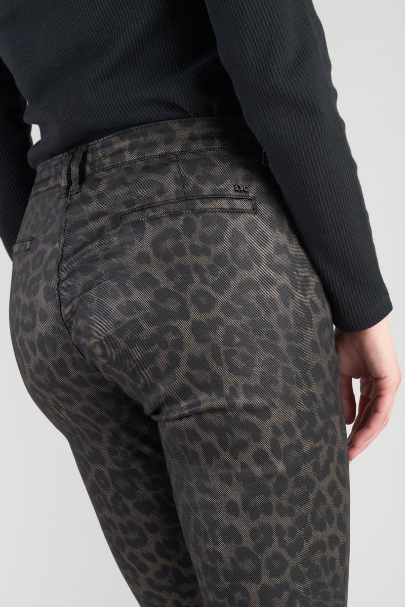 Pantalon Flexy à motif léopard