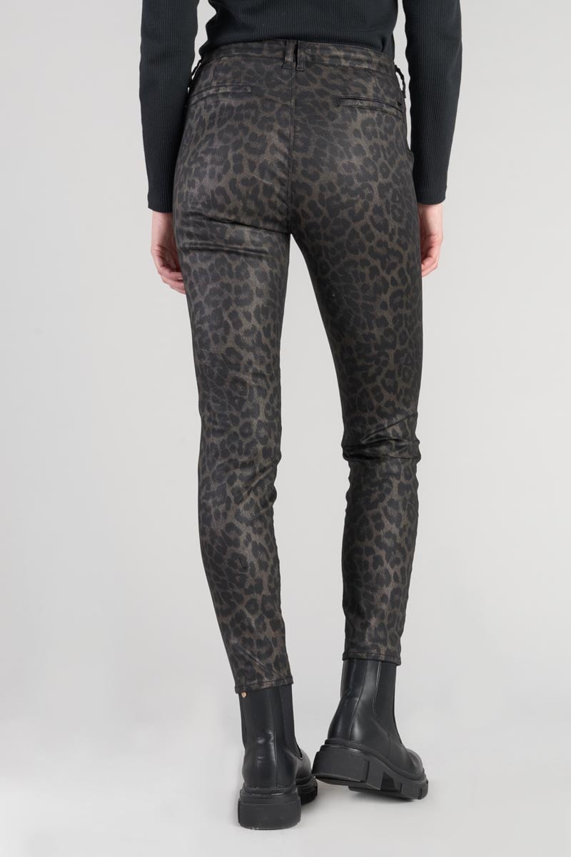 Pantalon Flexy à motif léopard