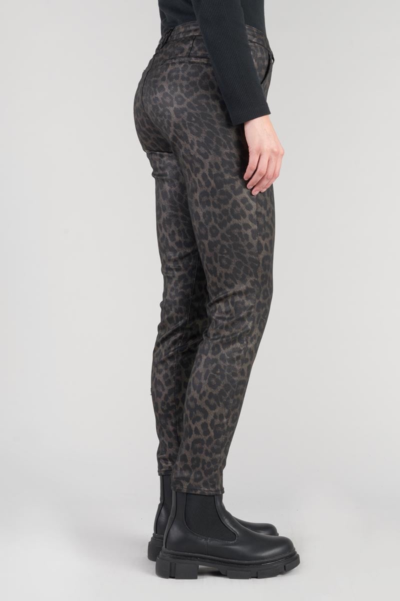 Pantalon Flexy à motif léopard