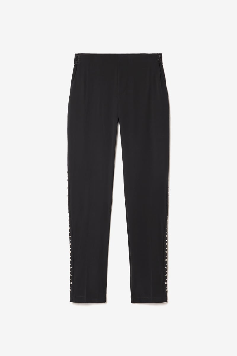 Black Zena flowing trousers