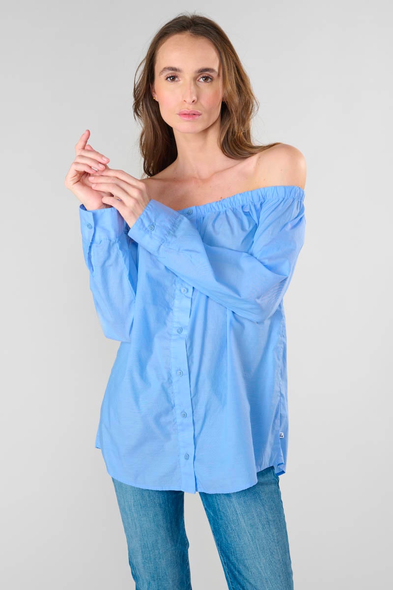 Amapola blue shirt