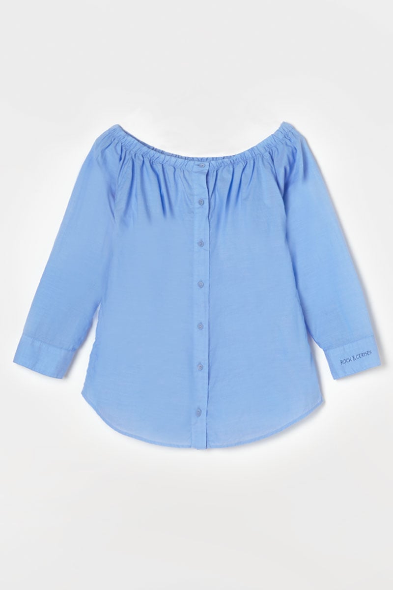Amapola blue shirt