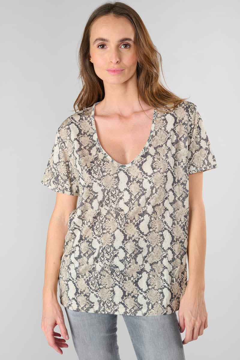 Python print Argent t-shirt