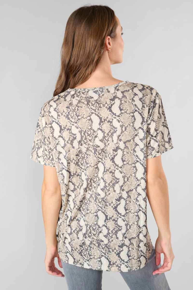 Python print Argent t-shirt