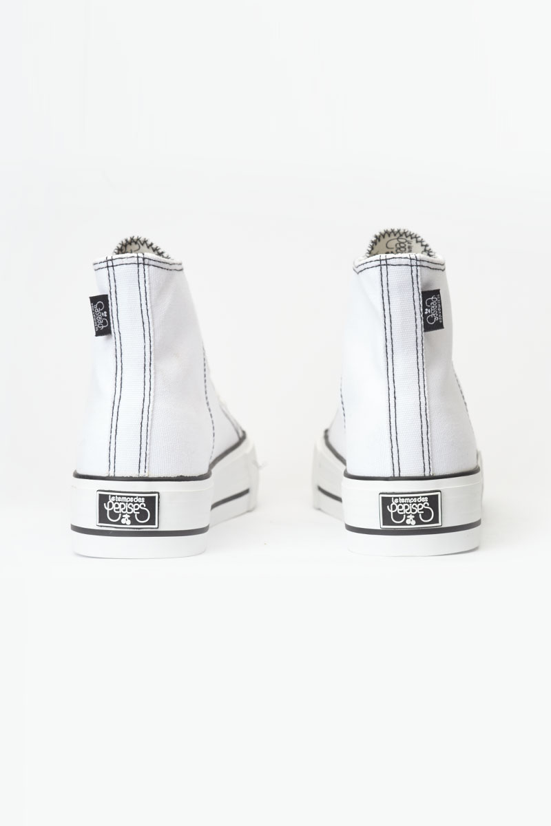 Baskets montantes Dream blanches brodées