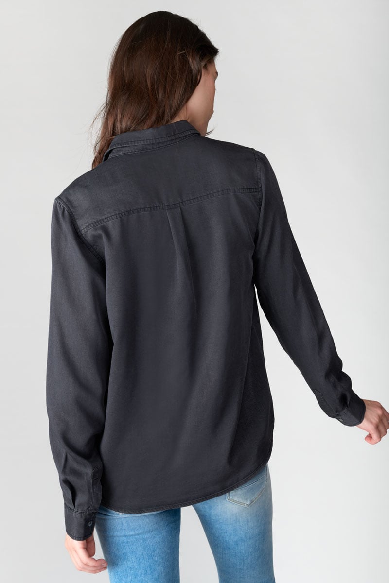 Black Tencel Laelia shirt