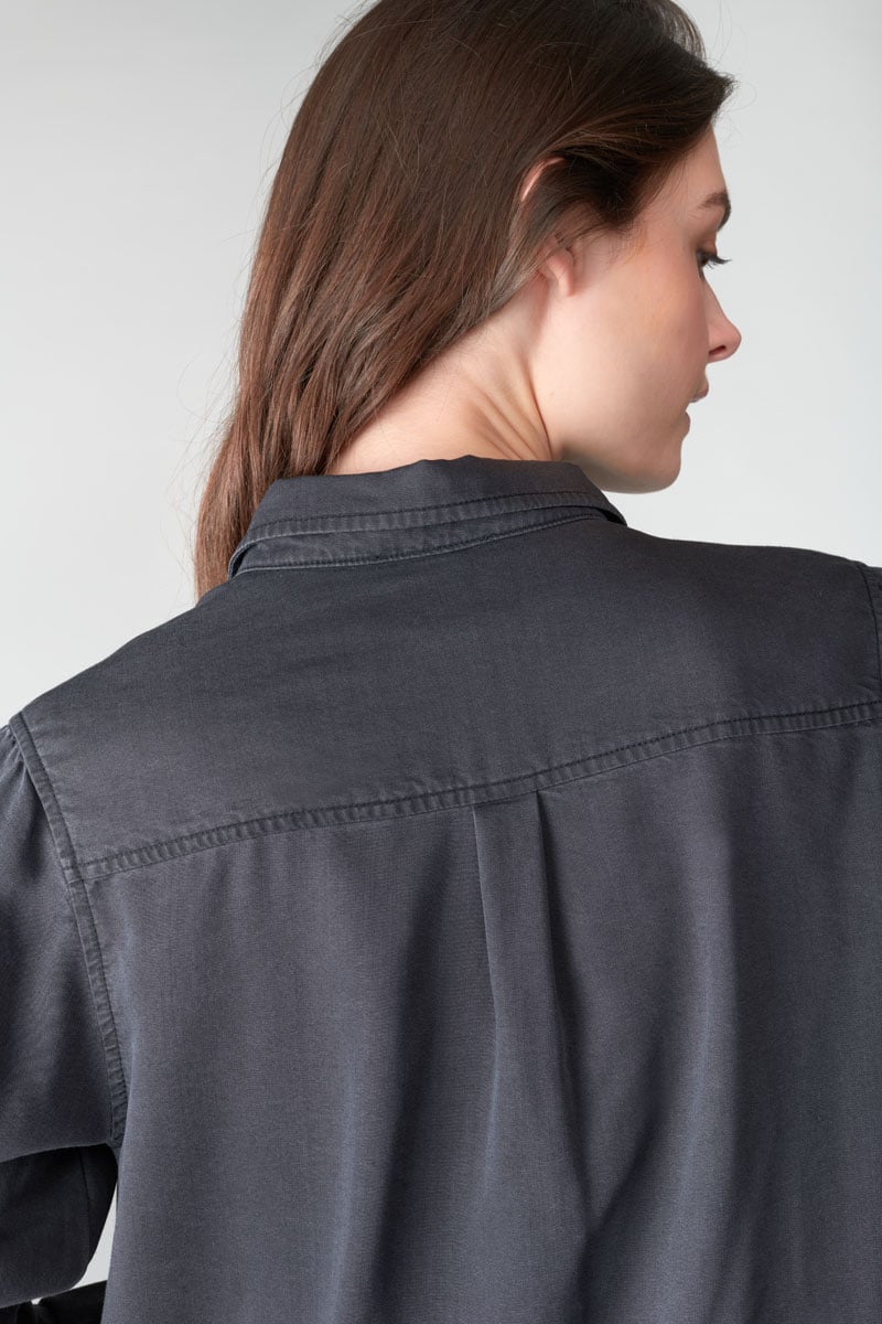 Black Tencel Laelia shirt