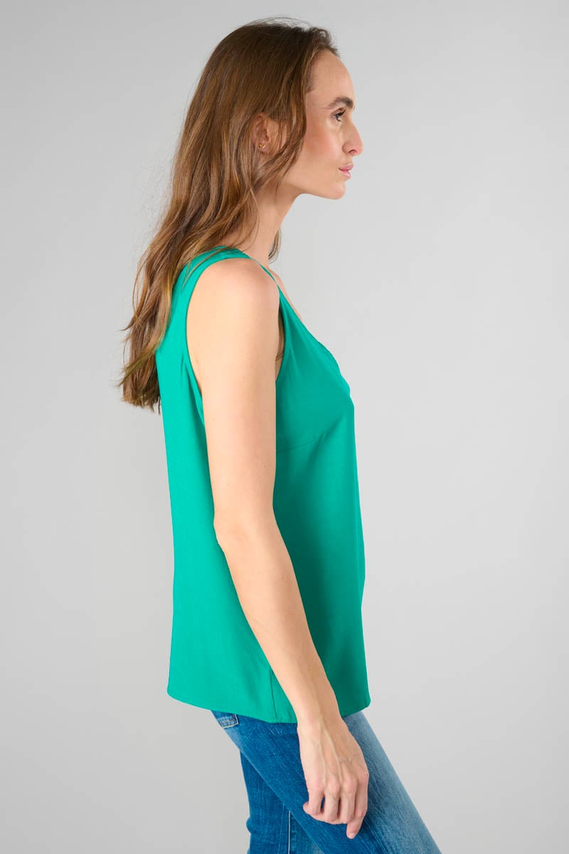 Emerald green Tencel Marjoli top