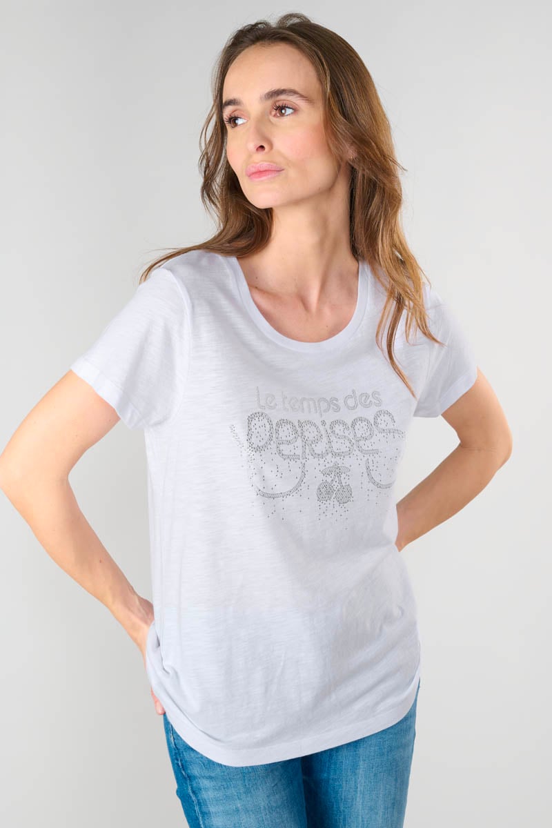 White printed Marty t-shirt