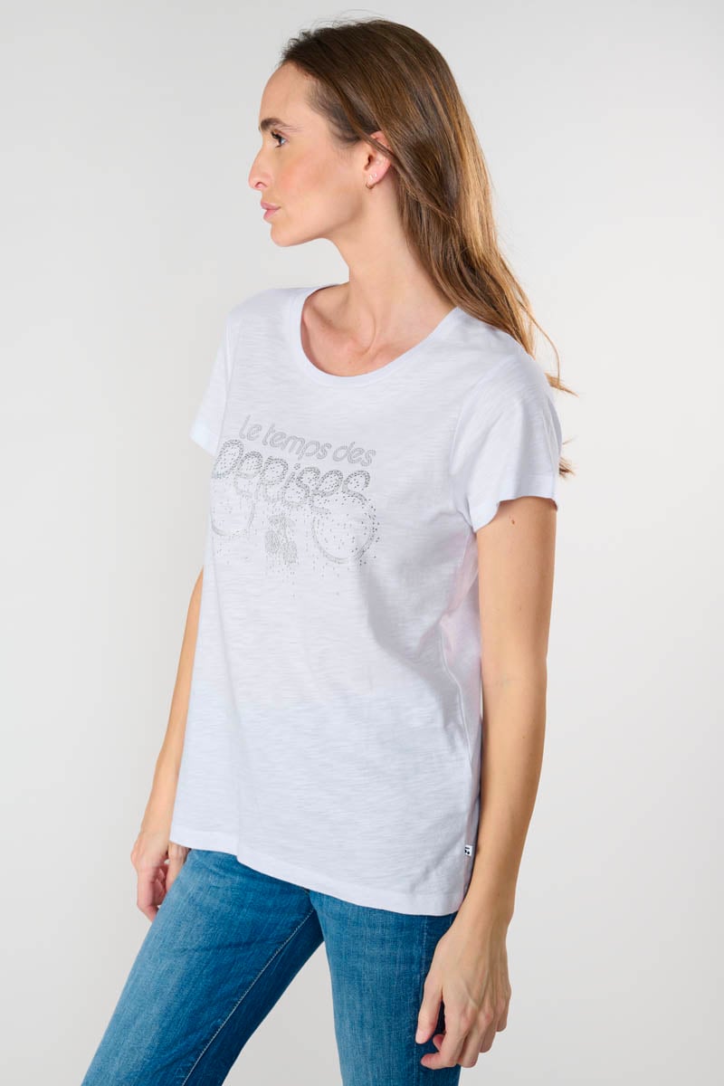 White printed Marty t-shirt