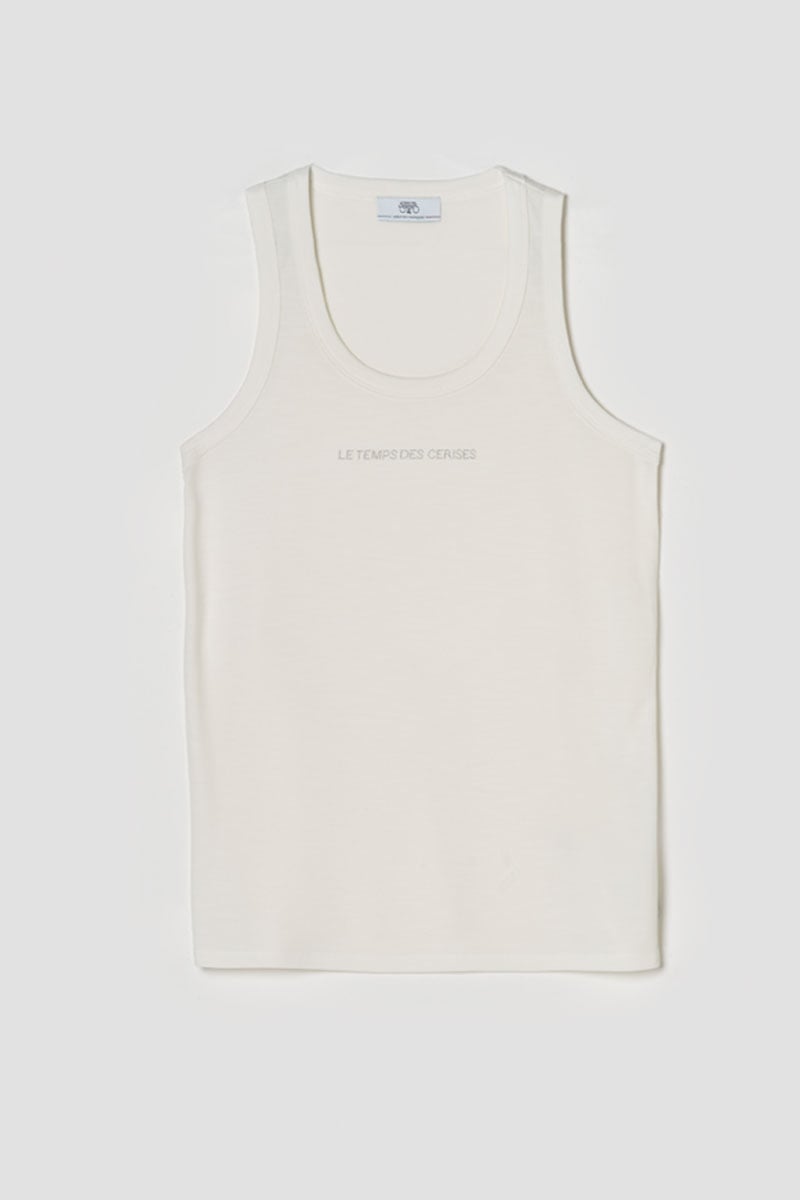 White Posidon tank top