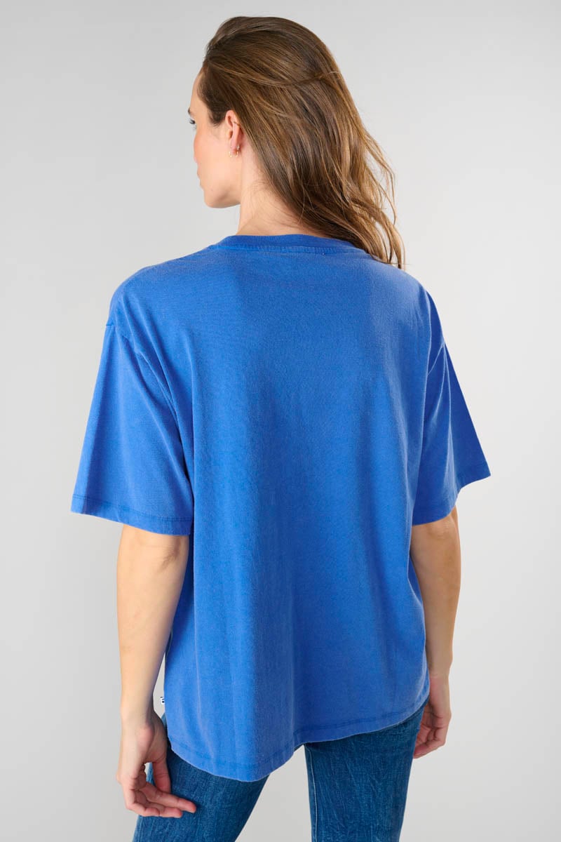 Blue printed Riley t-shirt