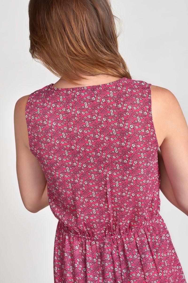 Fuchsia floral Alenagi dress