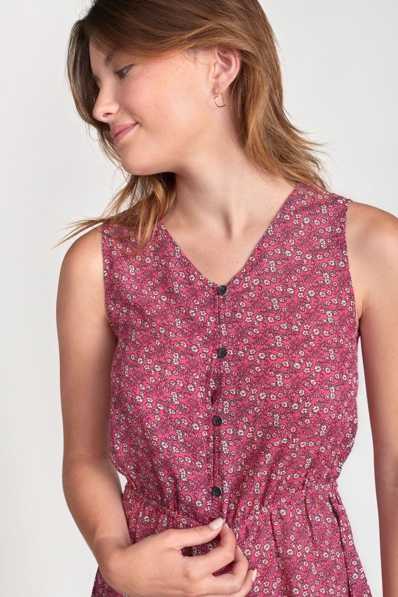 Fuchsia floral Alenagi dress