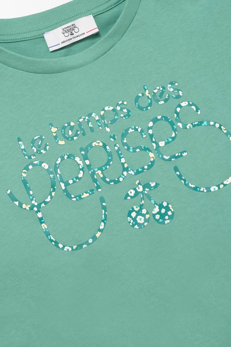 Green printed Anwargi T-shirt