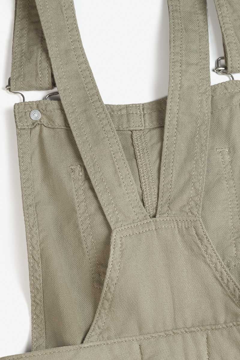 Khaki Marcia dungarees