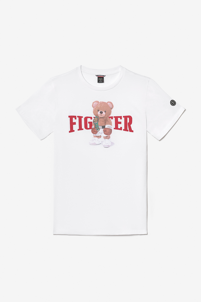 White printed Chedar t-shirt