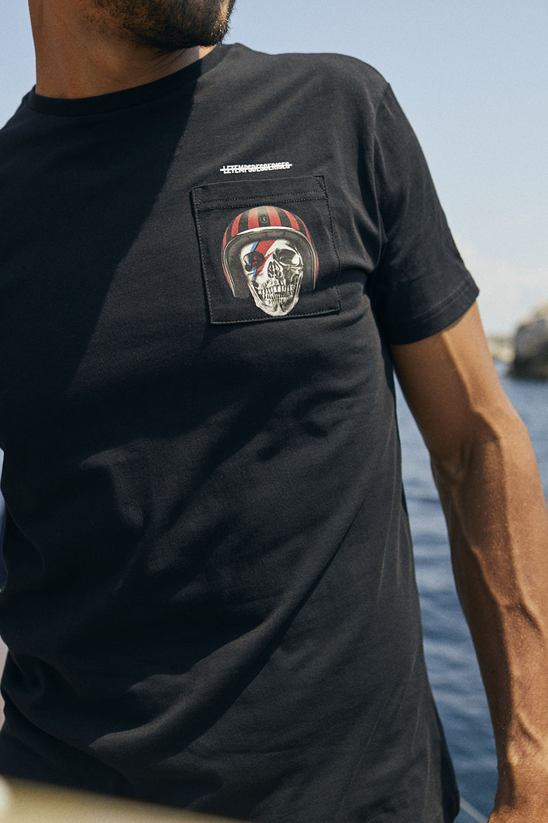 Black printed Holt t-shirt