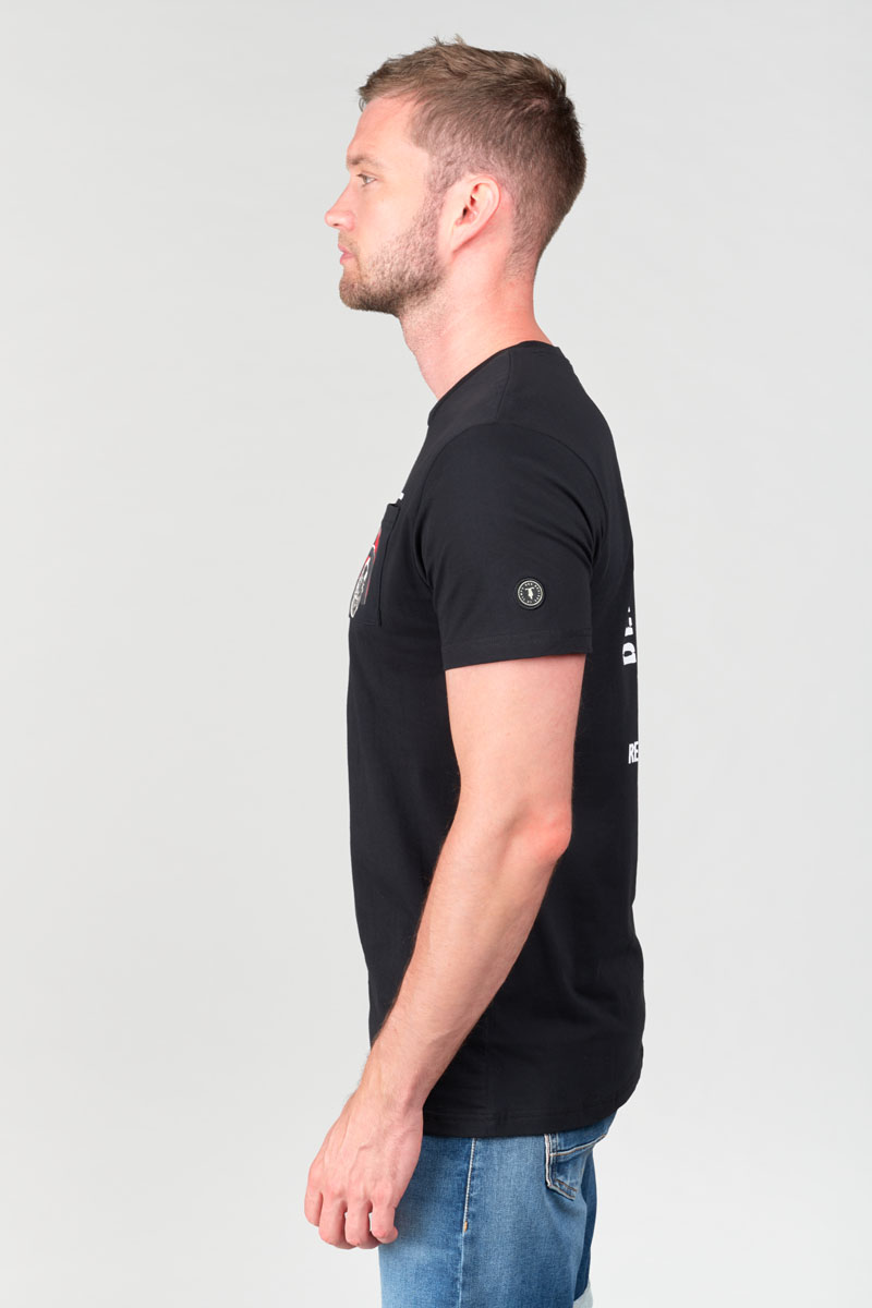 Black printed Holt t-shirt