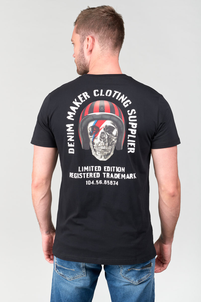 Black printed Holt t-shirt