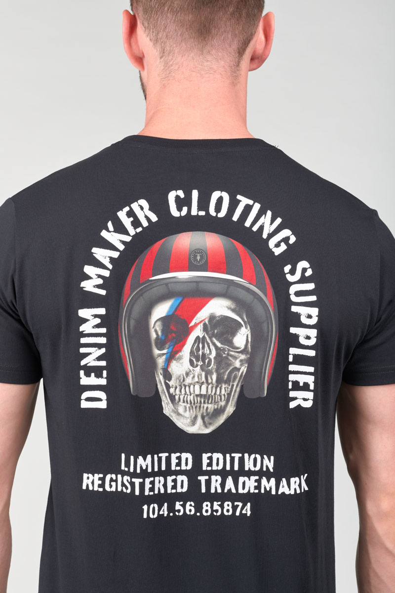 Black printed Holt t-shirt