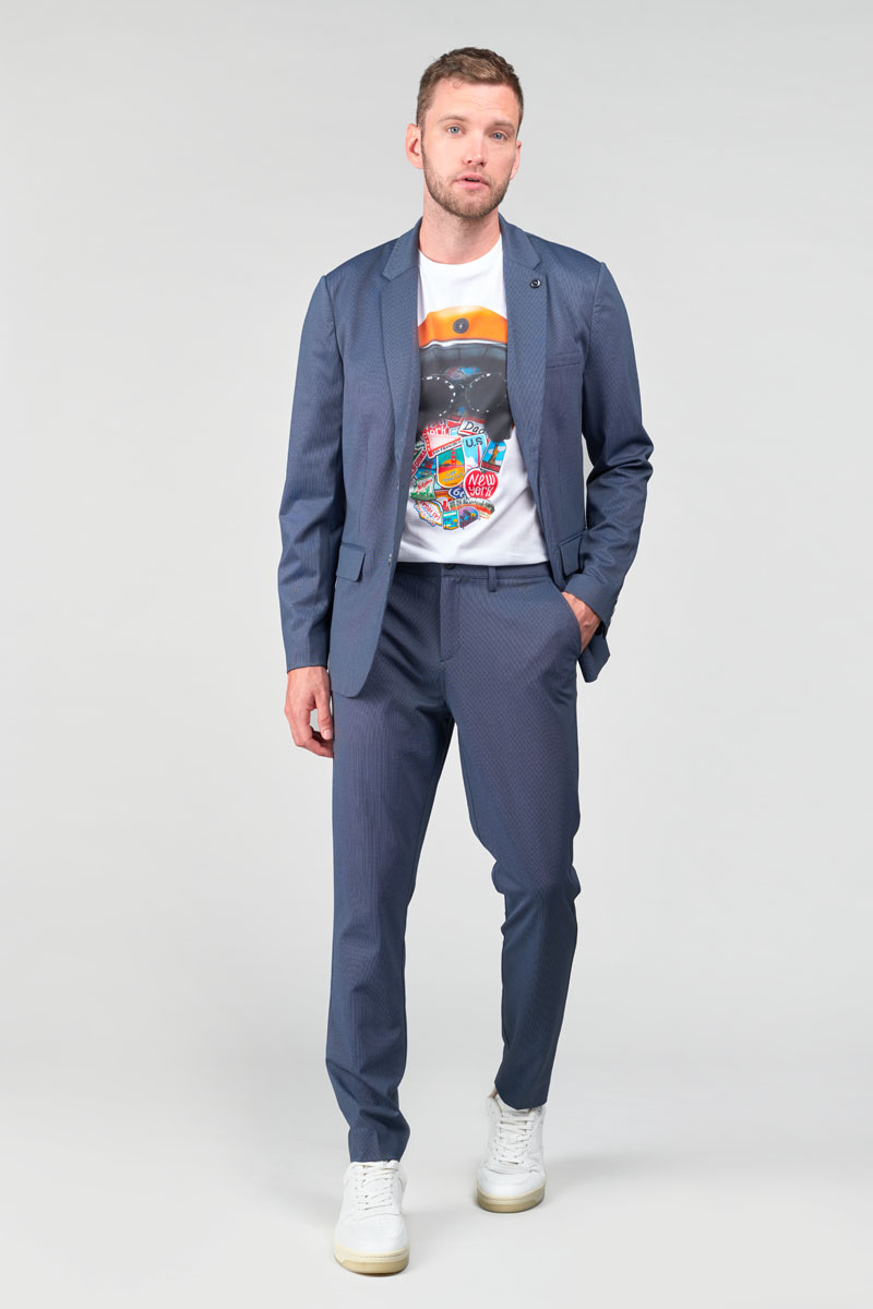 Jake white printed T-shirt