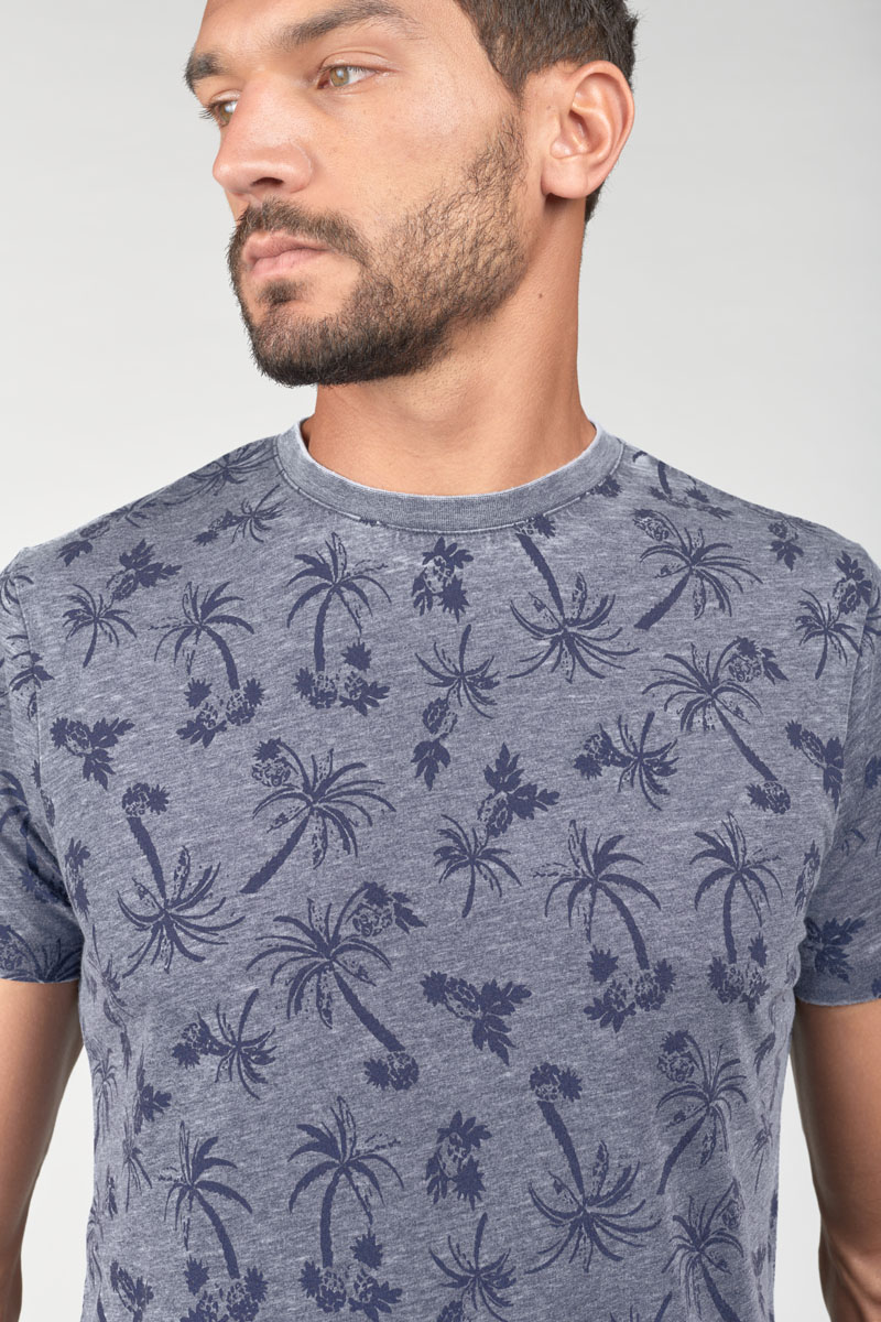 Palm tree patterned Osmel t-shirt