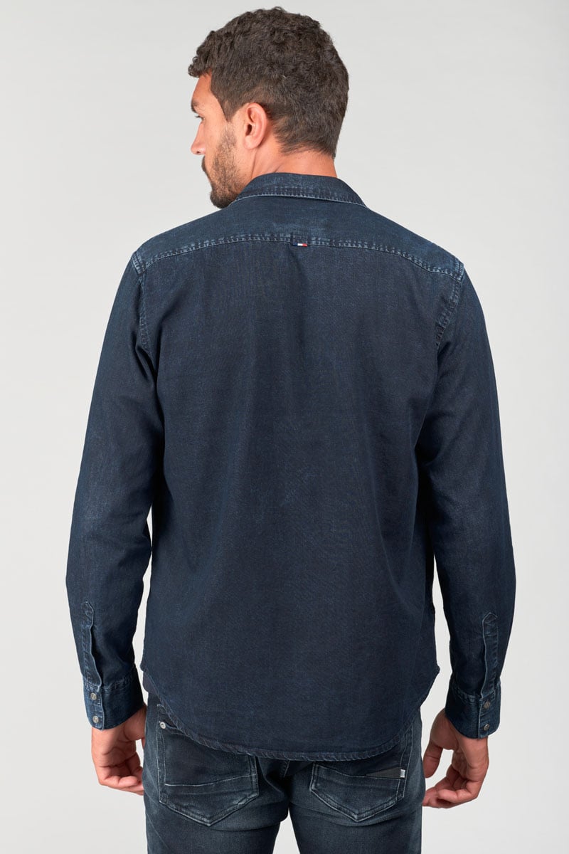 Faded blue-black denim Pedro shirt