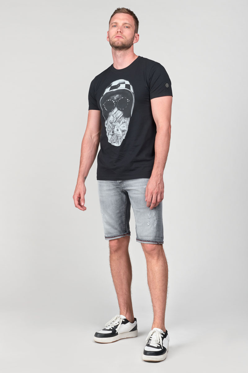 Black printed Peralta t-shirt