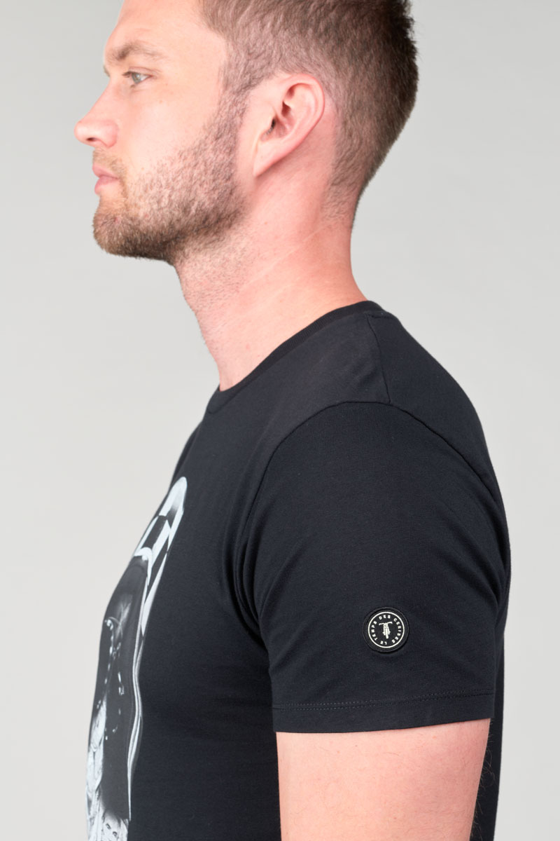 Black printed Peralta t-shirt