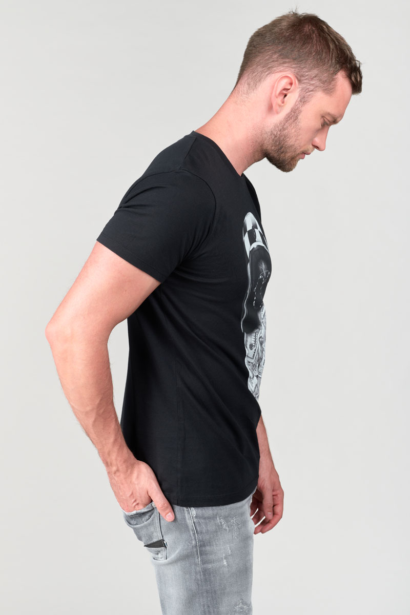 Black printed Peralta t-shirt
