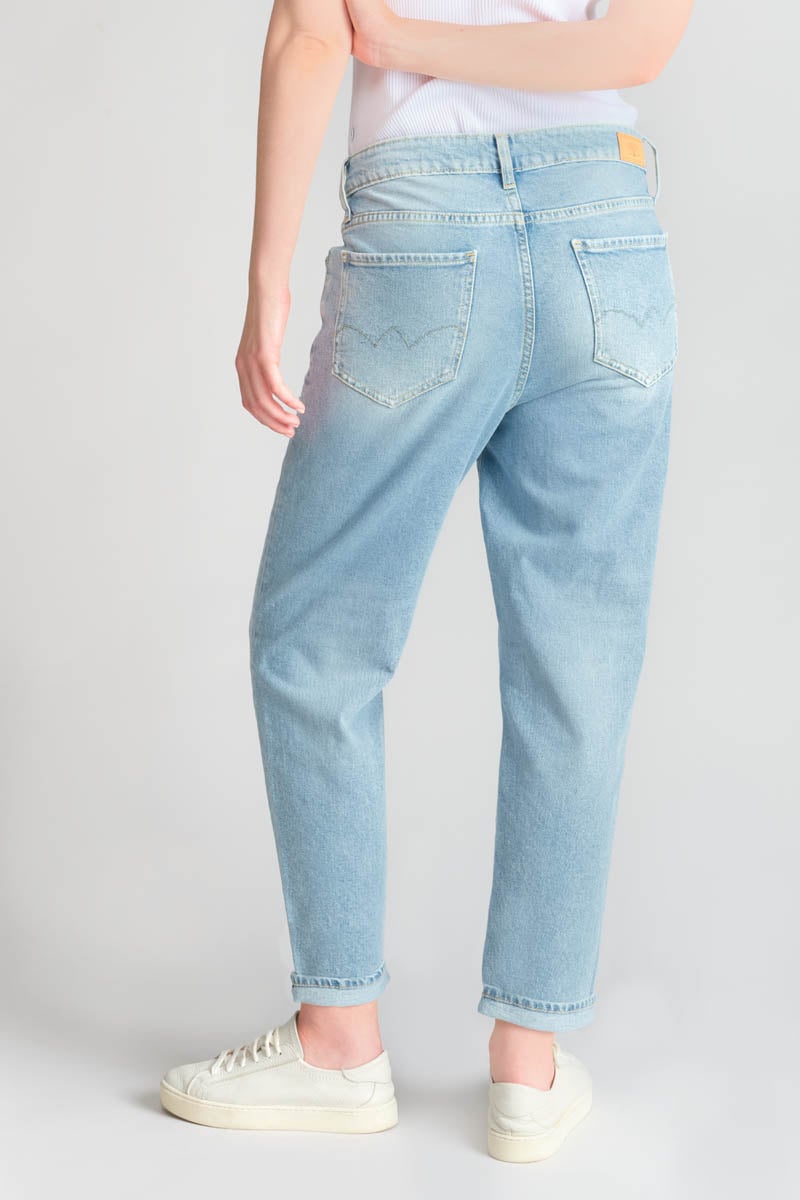 Jeans boyfit Cosy 7/8ème destroy bleu N°5