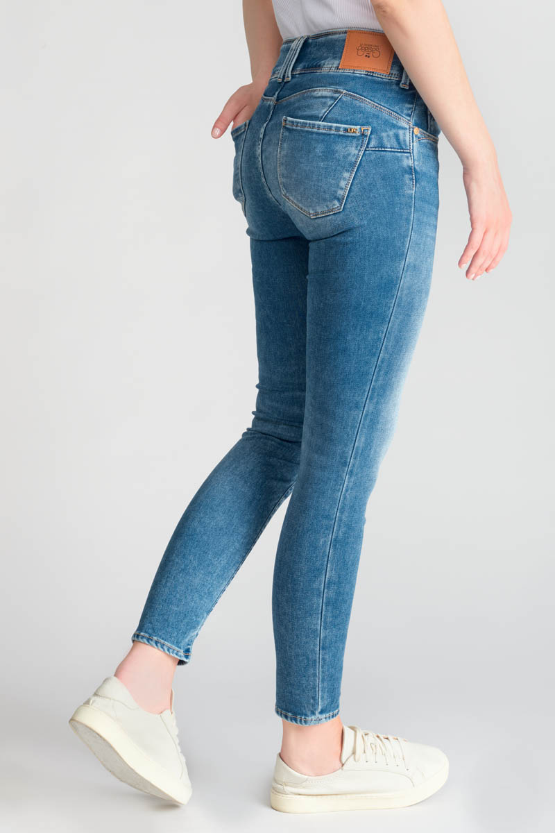 Jeans ultra pulp slim Farmer taille haute 7/8ème bleu N°3