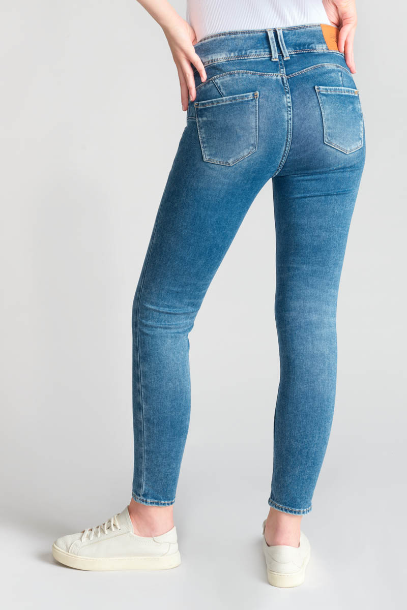 Jeans ultra pulp slim Farmer taille haute 7/8ème bleu N°3