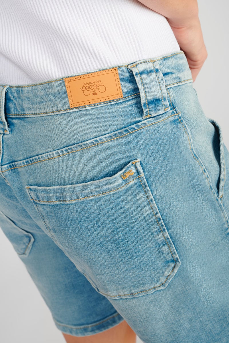 Goudes blue denim shorts