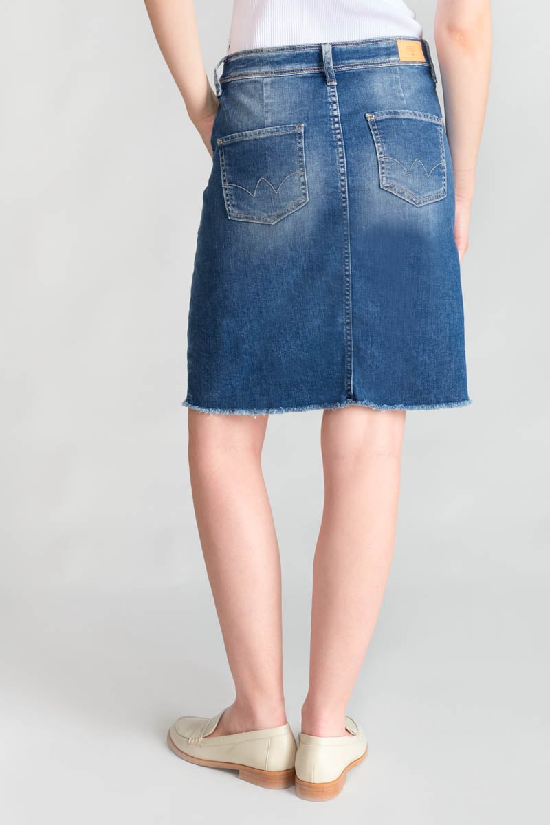 Faded blue denim Ledisi skirt