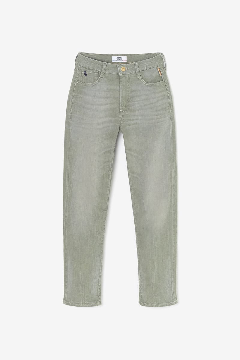 Marylou 400/17 mom taille haute 7/8ème jeans kaki