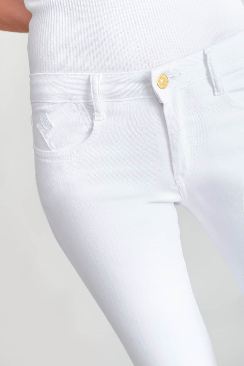 Jeans power skinny 7/8ème blanc 