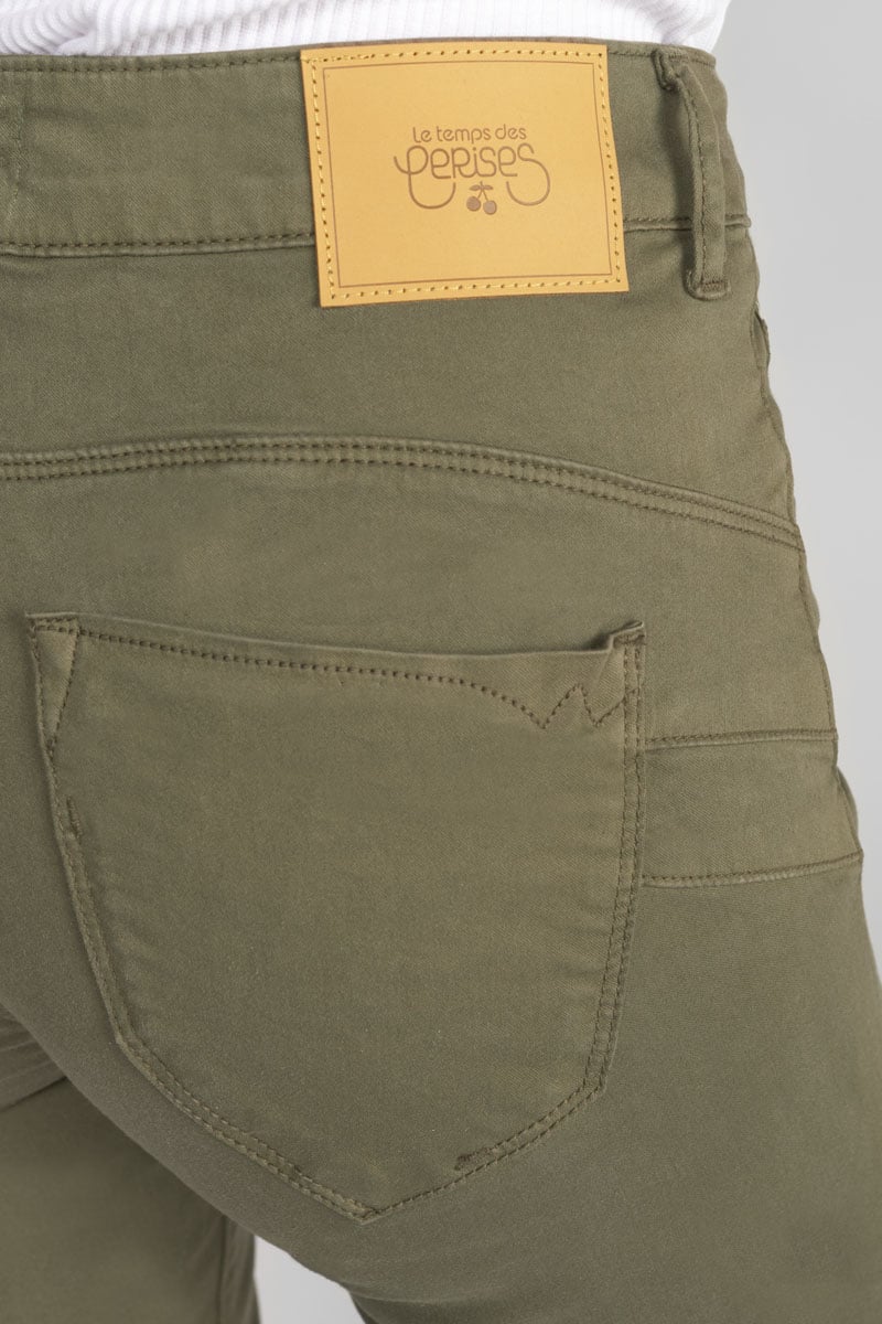 Pulp regular taille haute kaki 