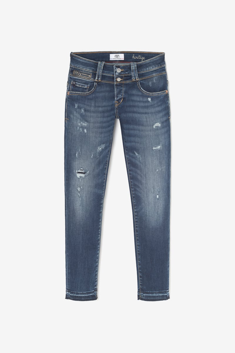 Jeans pulp slim Snap 7/8th destroy blue N°3