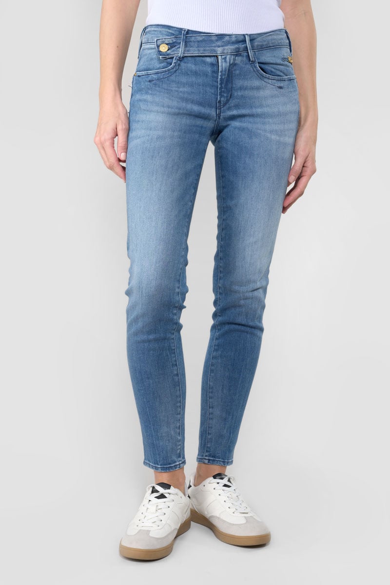 Jeans pulp slim Vigny 7/8ème bleu N°4