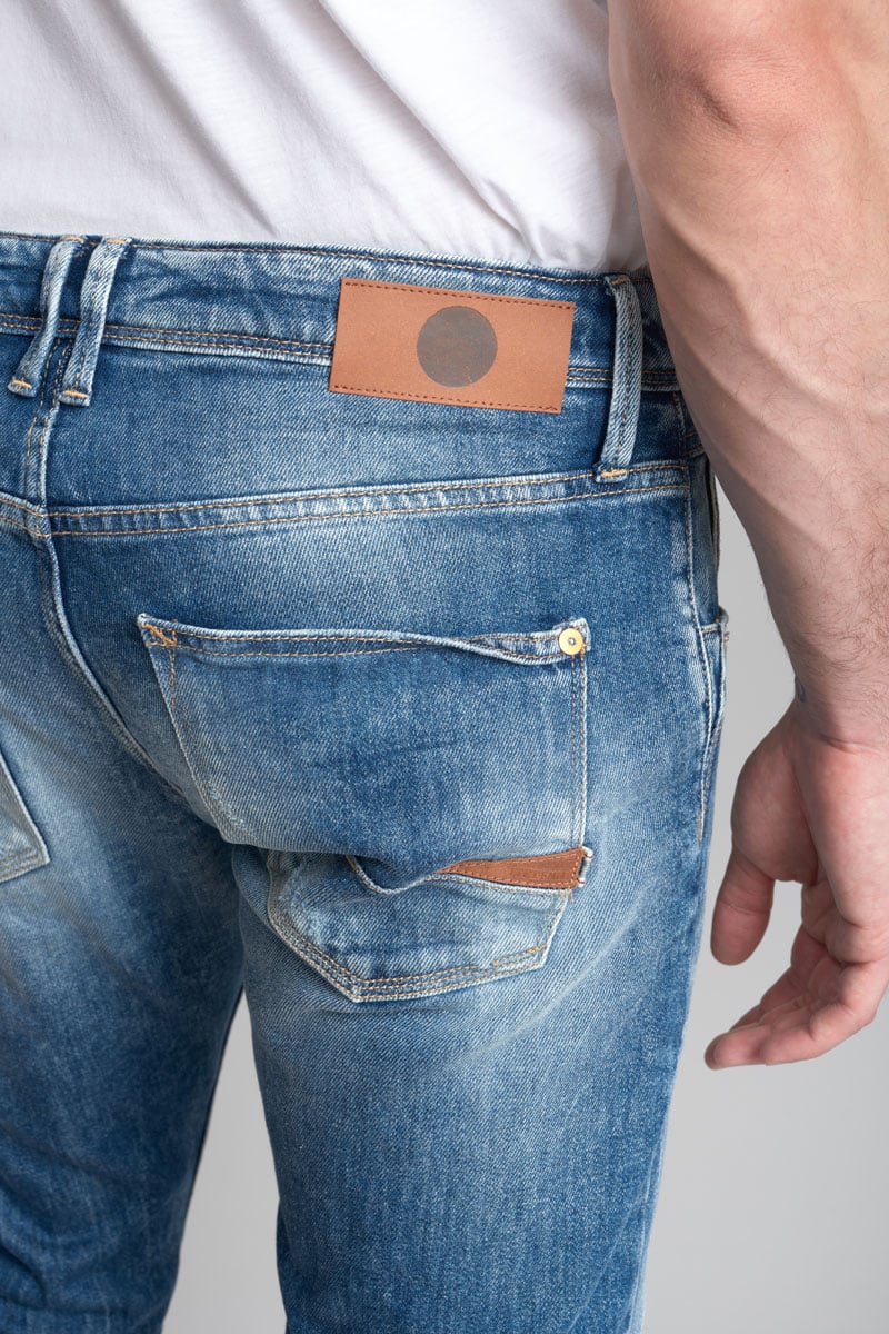 Jeans 700/11 adjusted Beny destroy blue N°4