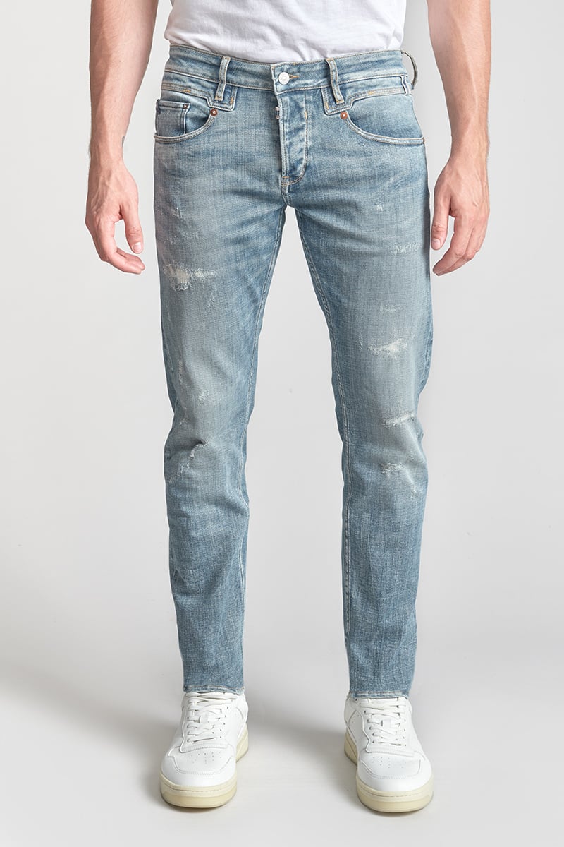 Jeans 700/11 adjusted Lunel destroy bleu N°4