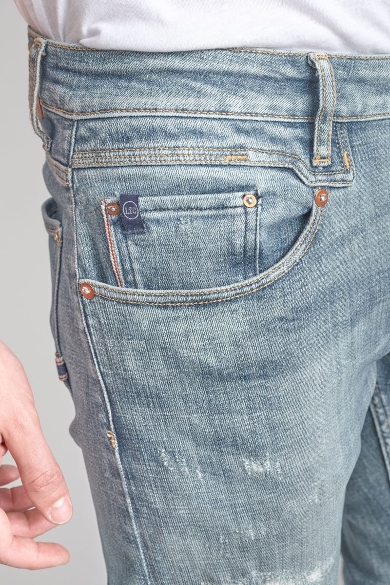 Jeans 700/11 adjusted Lunel destroy bleu N°4