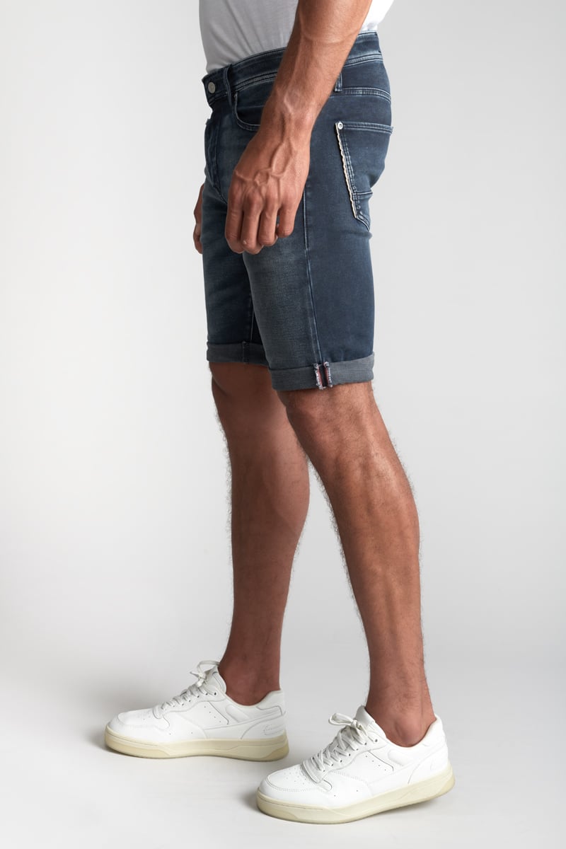 Bermuda Jogg Oc bleu noir délavé