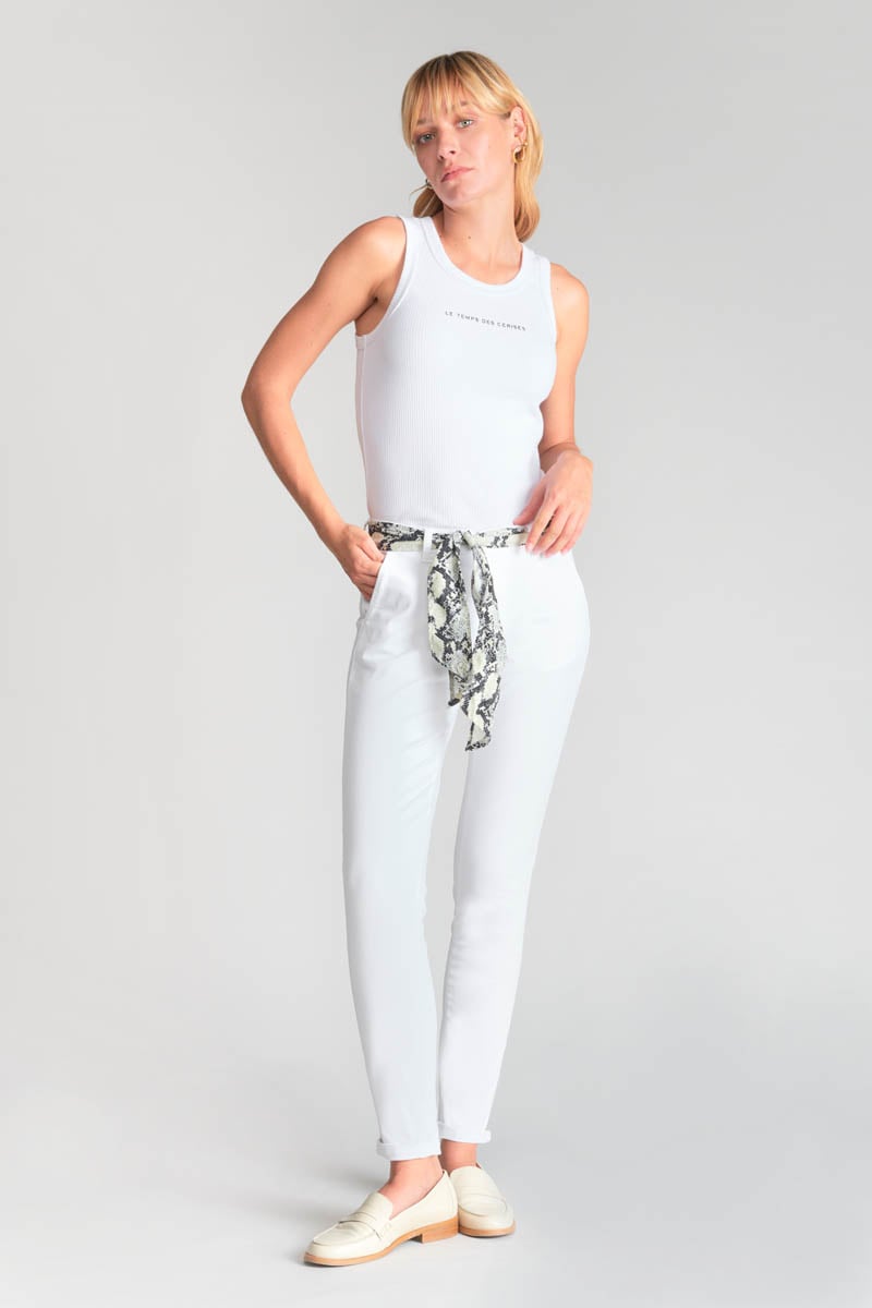 White Dyli5 chinos