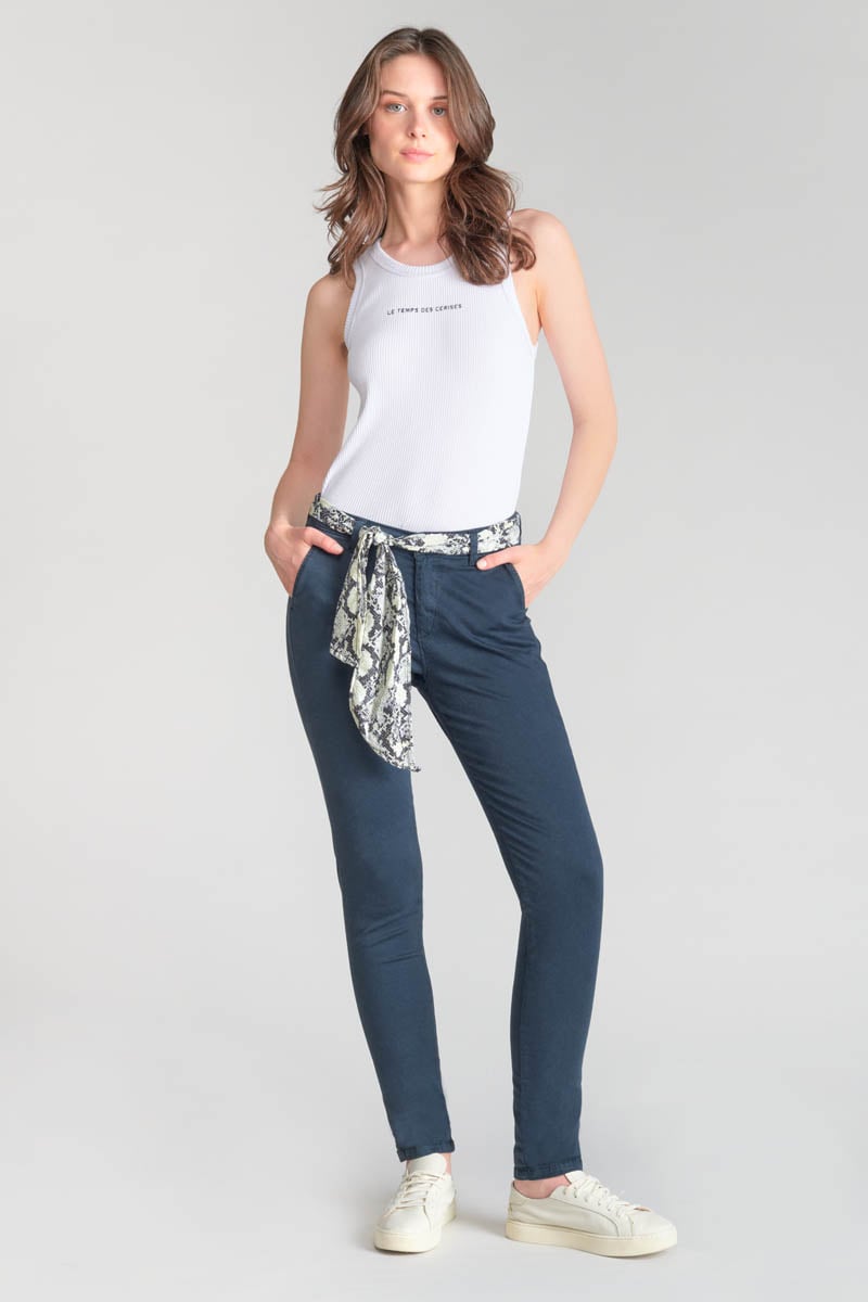 Pantalon chino Dyli5 bleu marine