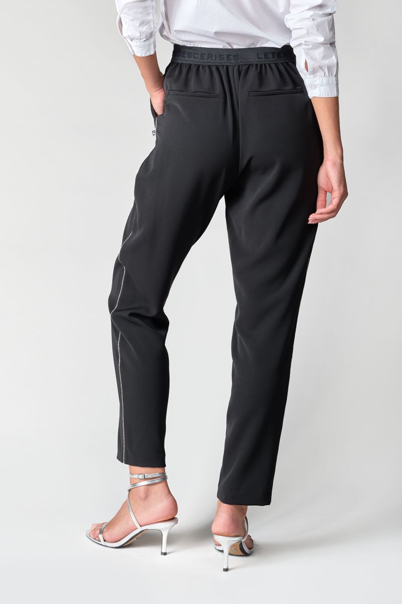 Pantalon fluide Plhox noir