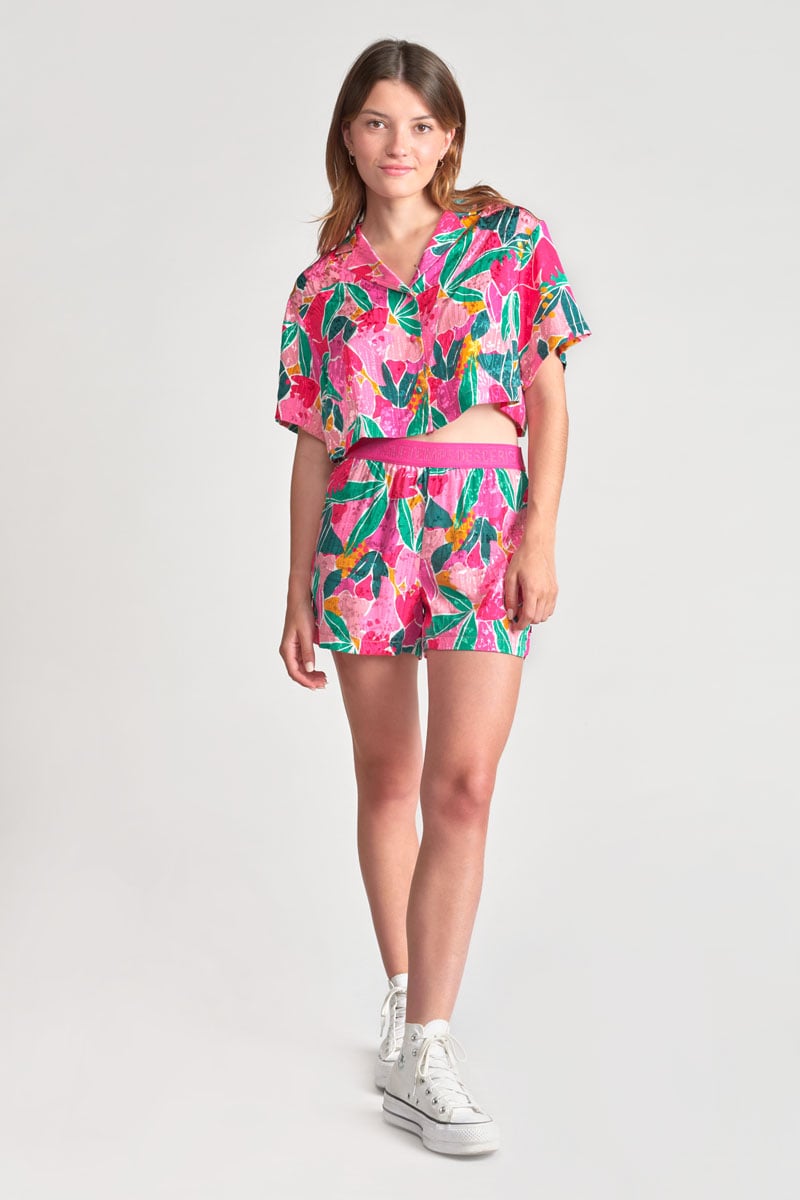 Fuchsia patterned Trillegi shorts