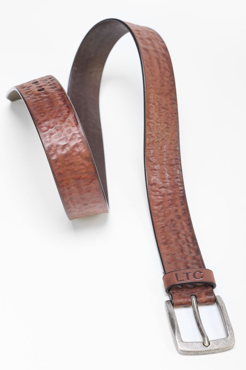 Ceinture Nimo en cuir marron
